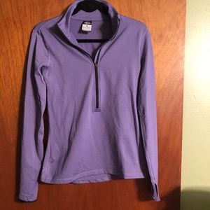 EUC Nike 3/4 zip athletic shirt